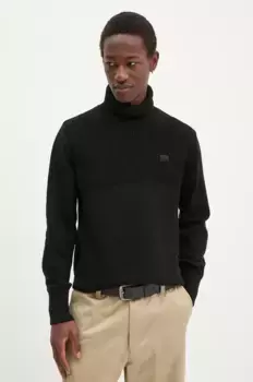 Хлопковый свитер G-Star Raw, черный