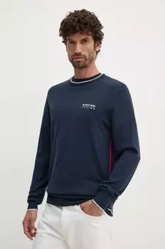 Хлопковый свитер Red Bull Racing x Pepe Jeans, темно-синий