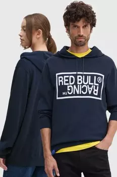 Хлопковый свитер Red Bull Racing x Pepe Jeans, темно-синий