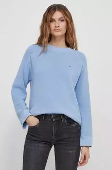 Хлопковый свитер Tommy Hilfiger, синий