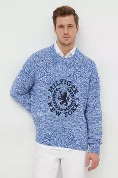 Хлопковый свитер Tommy Hilfiger, синий