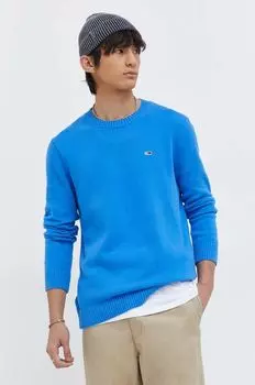 Хлопковый свитер Tommy Jeans, синий