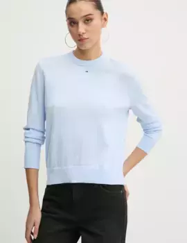 Хлопковый свитер Tommy Jeans, синий
