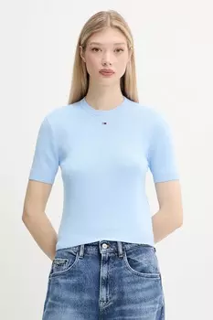 Хлопковый свитер Tommy Jeans, синий