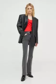 Хлопковый топ G-Star Raw, красный