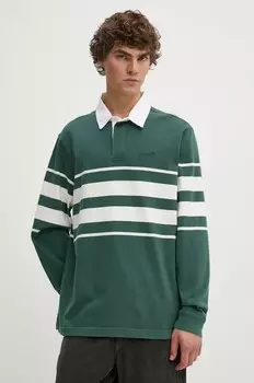 Хлопковый топ Levi's с длинными рукавами, зеленый