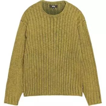 Хлопковый топ с резинкой Stussy, черный