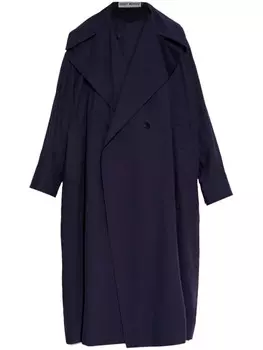 Хлопковый тренч Issey Miyake, синий