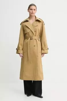 Хлопковый тренч Ivy Oak, зеленый