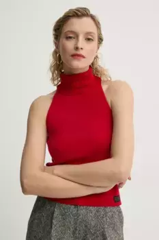 Хлопковый жилет G-Star Raw, красный