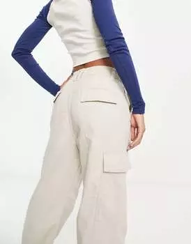 Хлопок:Брюки-карго цвета экрю Cotton:On