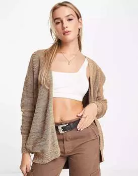 Хлопок:Песочный кардиган бойфренда Cotton:On
