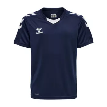 Hmlcore Xk Поли Джерси S/S Kids Джерси S/S Unisex Kids HUMMEL, белый