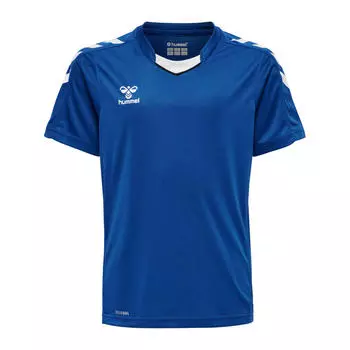 Hmlcore Xk Поли Джерси S/S Kids Джерси S/S Unisex Kids HUMMEL, апельсин/апельсин/апельсин