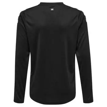 Hmlcore Xk Poly Jersey L/S Kids Джерси L/S Unisex Kids HUMMEL, черный