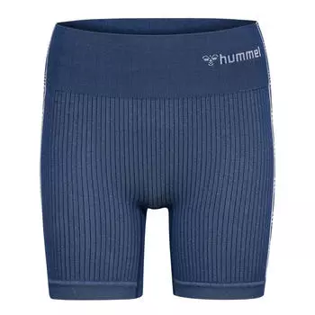 Hmlmt Blaze Seamless Mw Shorts Обтягивающие шорты женские HUMMEL, темно-синий
