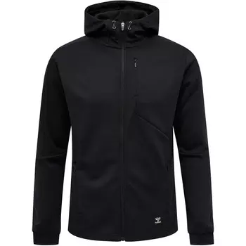 Hmltropper Zip Hoodie Мужская толстовка с капюшоном на молнии HUMMEL, черный