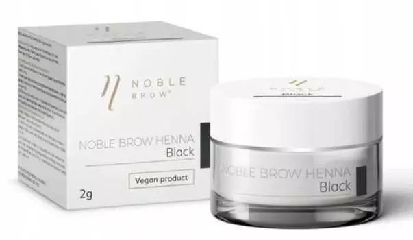 Хна для бровей, Черный Noble Lashes, Project Lashes