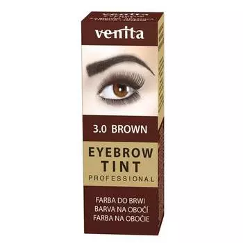 Хна для бровей и ресниц 01 коричневая, 13г Venita, Henna Professional