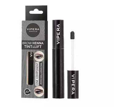 Хна для бровей, Темный Графит, 5 мл Vipera, Henna Tint&Lift
