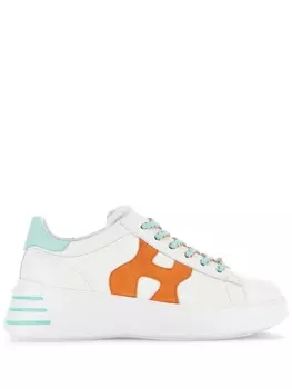 Кроссовки Hogan Rebel, белый/оранжевый/голубой