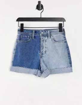 Hollister – шорты двух оттенков синего