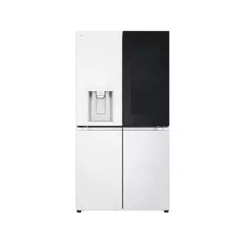 Холодильник LG F664MEH95D, белый