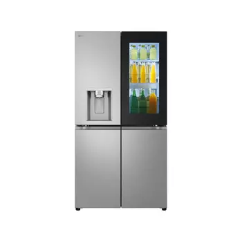 Холодильник LG F664MPY88D, серебристый