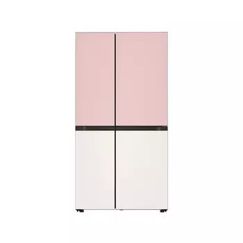 Холодильник LG S652GPB38B, розовый/белый