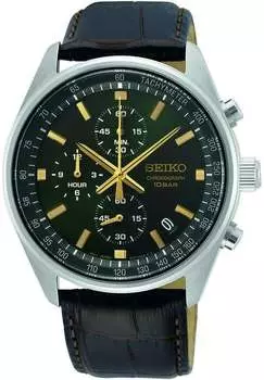 Хронограф Seiko, цвет schwarz