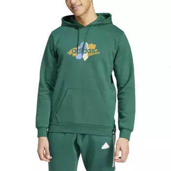 Худи adidas Codes Graphic, зеленый