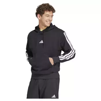 Худи adidas Essentials 3 Stripes French Terry, черный