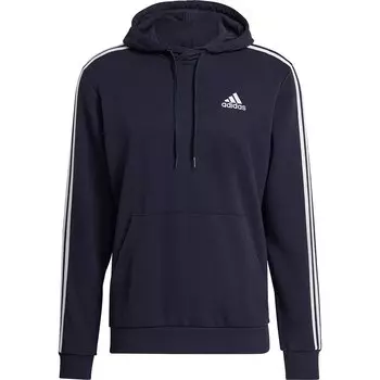 Худи adidas Essentials 3 Stripes, синий