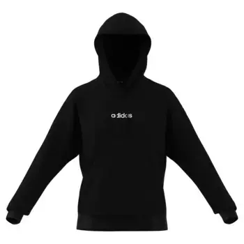 Худи adidas Essentials Linear Fleece, черный