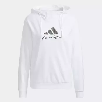 Худи Adidas UST SWT, белый/черный