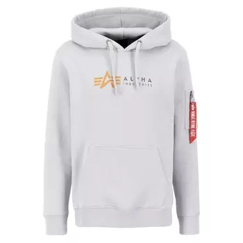 Худи Alpha Industries Alpha Label, серый