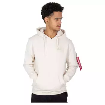 Худи Alpha Industries Back Print, белый