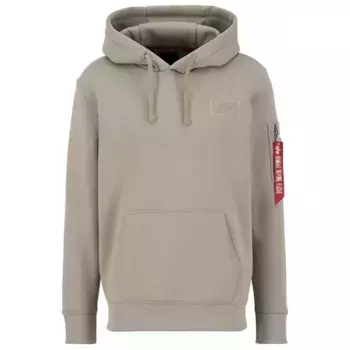 Худи Alpha Industries Back Print, бежевый