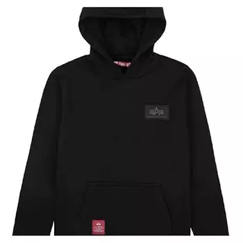 Худи Alpha Industries Back Print, черный