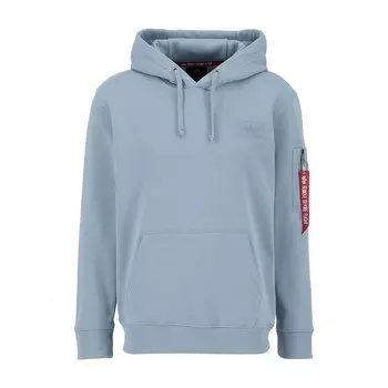 Худи Alpha Industries Back Print, синий