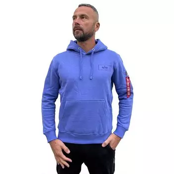 Худи Alpha Industries Back Print, синий