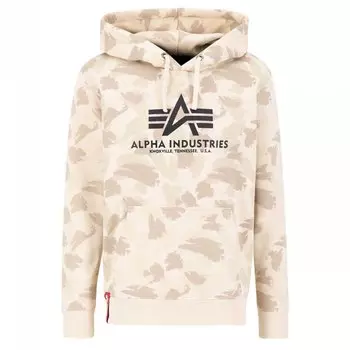 Худи Alpha Industries Basic Camo, бежевый