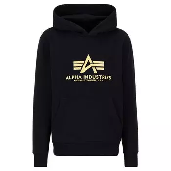 Худи Alpha Industries Basic Carbon, черный