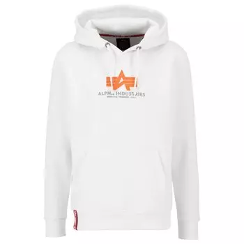 Худи Alpha Industries Basic Rubber, белый