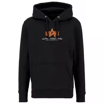Худи Alpha Industries Basic Rubber, черный
