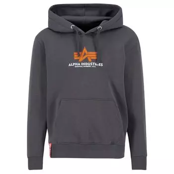 Худи Alpha Industries Basic Rubber, серый