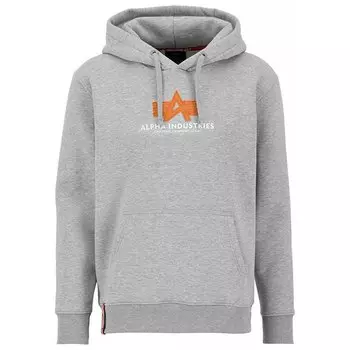 Худи Alpha Industries Basic Rubber, серый