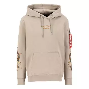 Худи Alpha Industries Dragon Emb, бежевый