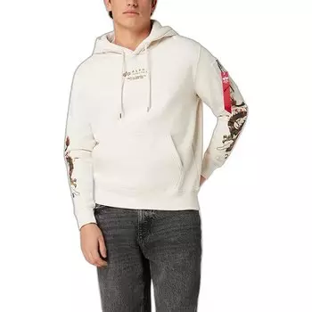 Худи Alpha Industries Dragon Emb, бежевый