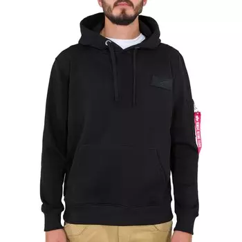 Худи Alpha Industries Red Stripe, черный